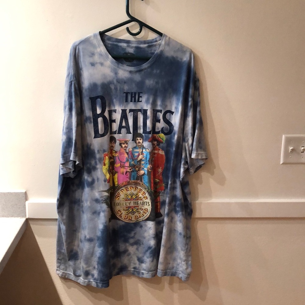 Beatles. Tie dyed t-shirt.